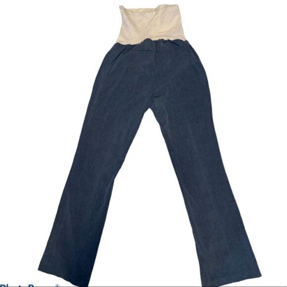 Motherhood Maternity Gray Flare Stretch Pants NWOT - Picture 8 of 9